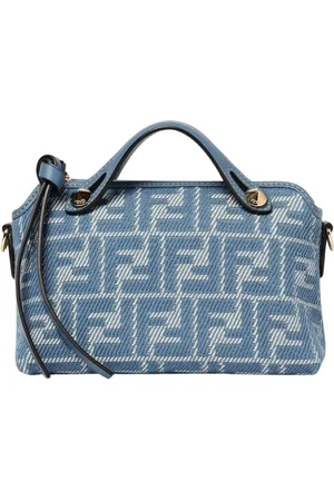 Fendi Torebki, Kobieta, Niebieski, ONE SIZE, Elegancka Niebieska Torba na Ramię