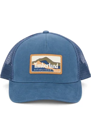 Timberland Akcesoria, Mężczyzna, Niebieski, ONE SIZE, Niebieskie Stylowe Czapki