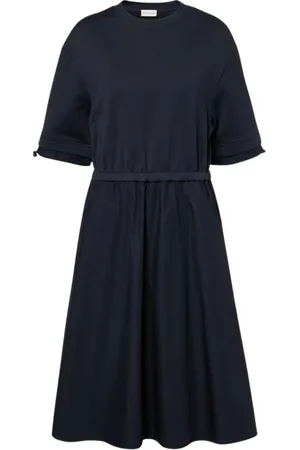 Moncler Sukienki, Kobieta, Niebieski, M, Elegancka Niebieska Sukienka dla Kobiet