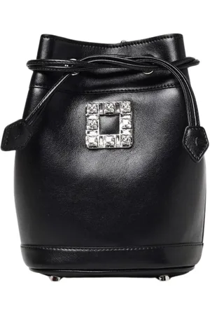 Roger Vivier Torebki, Kobieta, Czarny, ONE SIZE, Elegancka Czarna Torba wiaderkowa