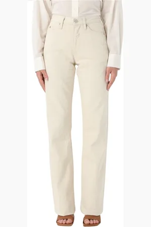 Calvin Klein Jeansy, Kobieta, Beżowy, W27, Kremowe Skinny Jeansy