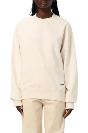 Jil Sander Bluzy, Kobieta, Żółty, L, Żółty Crewneck Sweatshirt