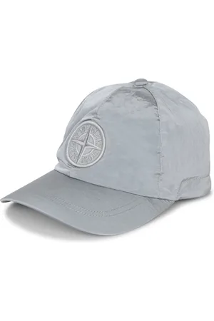 Stone Island Akcesoria, Mężczyzna, Szary, L, Nylon, Metallic Nylon Baseball Cap Urban Appeal