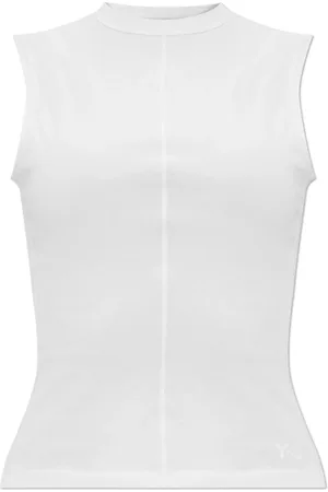Y-3 Koszulki, Kobieta, Biały, S, Top bez rękawów