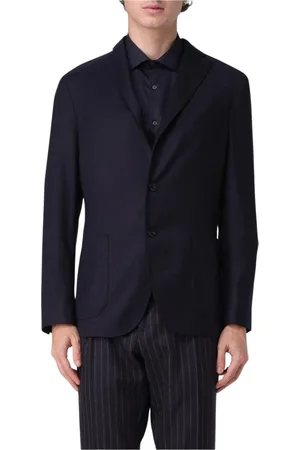 Boglioli Kurtki, Mężczyzna, Niebieski, M, Elegancki Granatowy Blezer