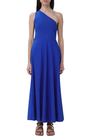 Ralph Lauren Sukienki, Kobieta, Niebieski, M, Elegancka Niebieska Sukienka Maxi