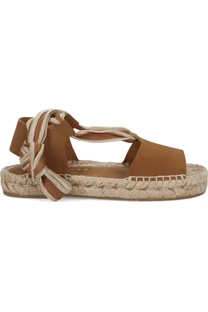 Paloma Barceló Buty, Kobieta, brązowy, 37 EU, Zamsz, Brązowe Skórzane Sandały Aintza Suede
