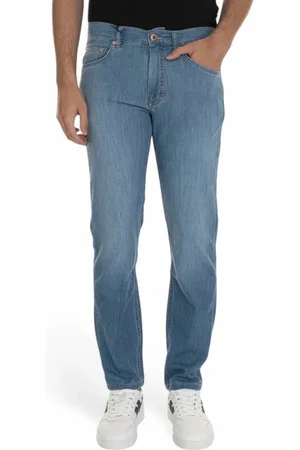 HARMONT&BLAINE Jeansy, Mężczyzna, Niebieski, W42, Denim, 5 pocket denim Jeansy