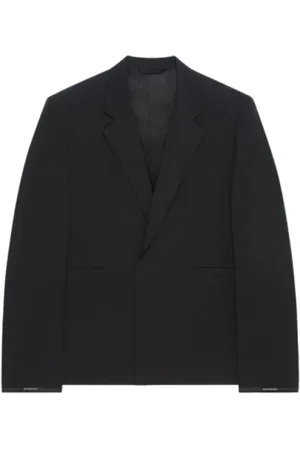 Givenchy Kurtki, Mężczyzna, Czarny, M, Wełna, Elegancka kurtka podróżna Structured Slim Fit