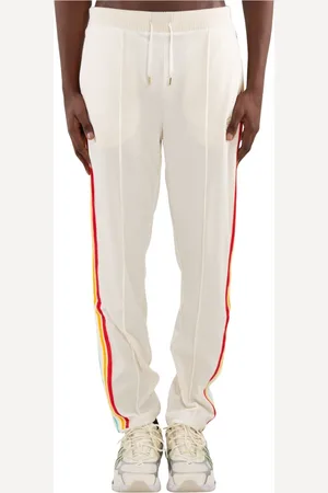 Sergio Tacchini Spodnie, Mężczyzna, Biały, L, Slice Velour Track Pants