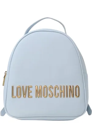 Moschino Torebki, Kobieta, Niebieski, ONE SIZE, Stylowy Jasnoniebieski Plecak