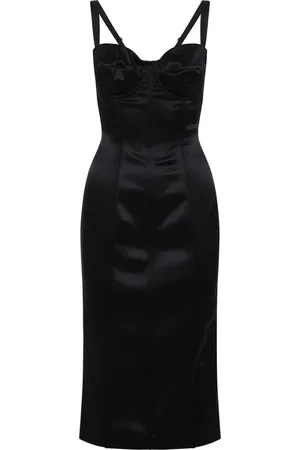 Dolce & Gabbana Sukienki, Kobieta, Czarny, XS, Elegancka Czarna Sukienka