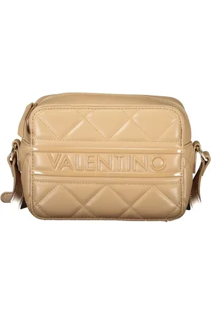Valentino by Mario Valentino Torebki, Kobieta, Beżowy, ONE SIZE, Len, Beżowa Damska Torba z Włoską Elegancją
