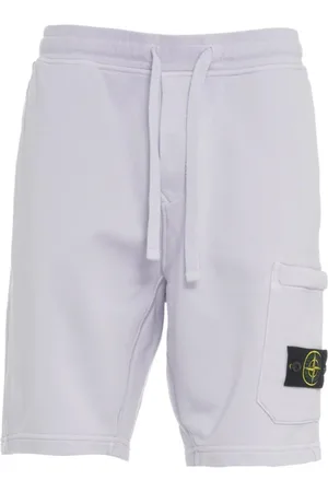 Stone Island Szorty, Mężczyzna, Fioletowy, S, Cargo Fleece Bermuda Shorts