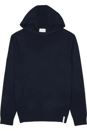 BROOKSFIELD Bluzy, Mężczyzna, Niebieski, 2XL, Len, Bluza z Kapturem Regular Fit Długi Rękaw