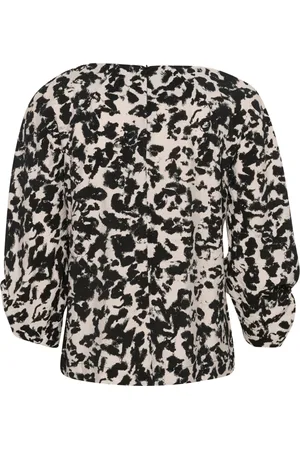 INWEAR Bluzki, Kobieta, Czarny, XL, Artistic Shadow Abstrakcyjna Bluzka