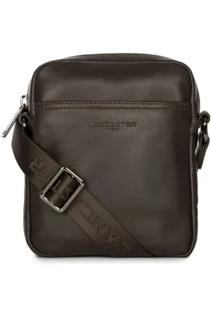 Lancaster Torebki, Mężczyzna, brązowy, ONE SIZE, Vintage skórzana torba męska brązowa