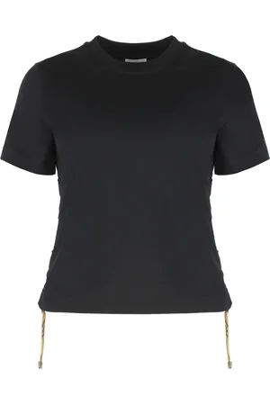 Burberry Koszulki, Kobieta, Czarny, XS, T-shirt z motywem