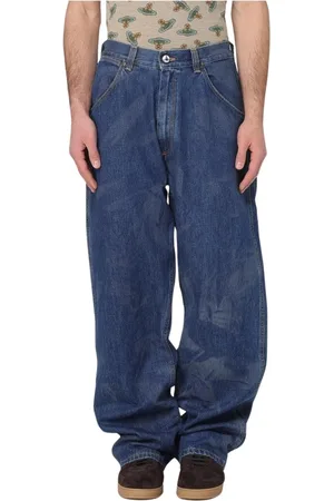 Vivienne Westwood Jeansy, Mężczyzna, Niebieski, W31, Niebieskie Luźne Jeansyy Mężczyźni