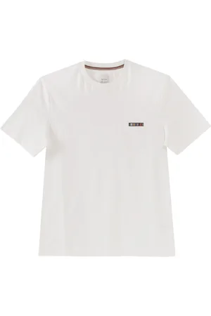 Paul Smith Koszulki, Mężczyzna, Biały, L, Koszulka z Logo Multiriga z krótkim rękawem
