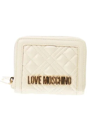 Moschino Akcesoria, Kobieta, Biały, ONE SIZE, Stylowe Portfele i Etui na Karty
