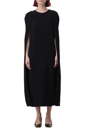Stella McCartney Sukienki, Kobieta, Czarny, S, Elegancka Czarna Sukienka Midi