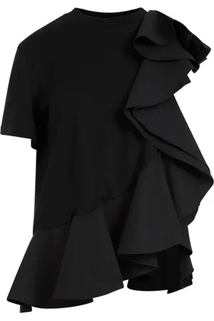 Alexander McQueen Koszulki, Kobieta, Czarny, 2XS, T-Shirts
