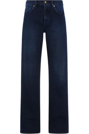 7 for all Mankind Jeansy, Mężczyzna, Niebieski, W30, Bawełna, Granatowe spodnie Monday