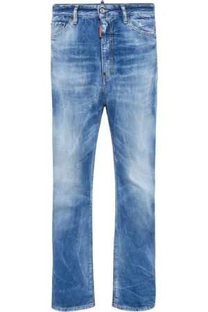 Dsquared2 Jeansy, Mężczyzna, Niebieski, XL, Stylowe Jeansyy