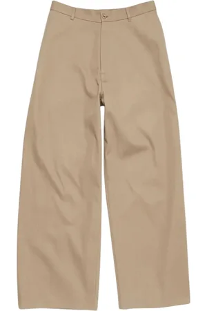 Acne Studios Spodnie, Mężczyzna, Beżowy, M, Tro 0001036 Stylowe Modne Spodnie