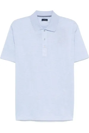 Paul & Shark Koszulki, Mężczyzna, Niebieski, 2XL, Klasyczny Polo Shirt z Bawełny Włoski Design