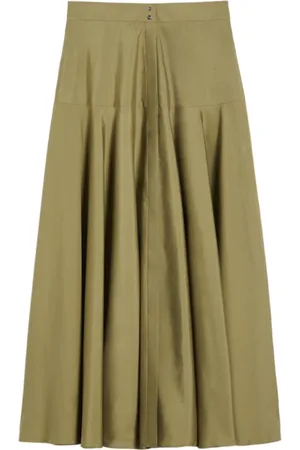 Max Mara Spódnice, Kobieta, Zielony, S, Elegancka Kolekcja Spódnic Oxiria