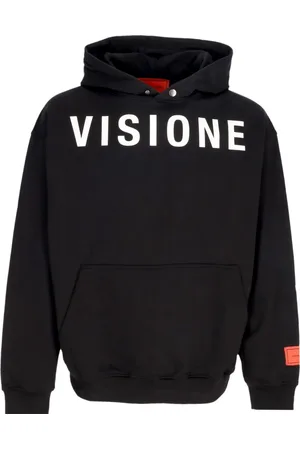 Vision Of Super Bluzy, Mężczyzna, Czarny, L, Czarna bluza z kapturem i nadrukiem syreny