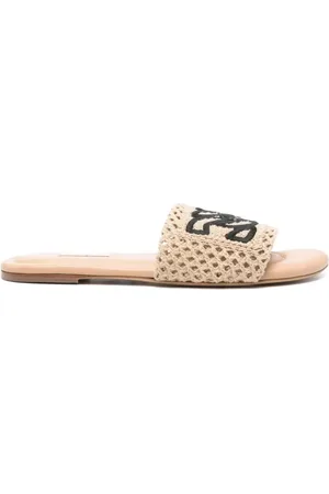 Casadei Buty, Kobieta, Beżowy, 36 EU, Beżowe Klapki Sandały