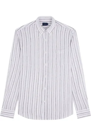 Paul & Shark Koszule, Mężczyzna, Biały, 5XL, Lniana koszula z guzikami