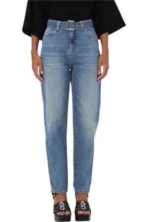 Liu Jo Jeansy, Kobieta, Niebieski, W30, Denim, High Waist Relaxed Jeansy