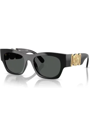 VERSACE Akcesoria, unisex, Czarny, ONE SIZE, Stylowe okulary przeciwsłoneczne dla modnego wyglądu