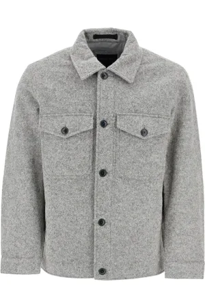 Woolrich Kurtki, Mężczyzna, Szary, M, Stylowa Kurtka na Wszystkie Okazje