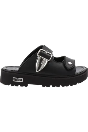 Cult Buty, Kobieta, Czarny, 36 EU, Stylowe Damskie Kapcie z Ekoskóry
