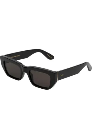 Retrosuperfuture Akcesoria, Mężczyzna, Czarny, ONE SIZE, Nylon, Czarne okulary przeciwsłoneczne z filtrem UV