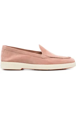santoni Buty, Kobieta, Różowy, 39 EU, Zamsz, Włoskie Mokasynyy zamszowe
