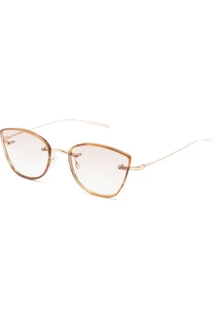 Barton Perreira Akcesoria, Kobieta, brązowy, 50 MM, Brandy Golumtcai SUN Okulary