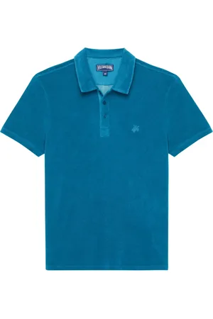 Vilebrequin Koszulki, Mężczyzna, Niebieski, 2XL, Phoenix terry polo shirt
