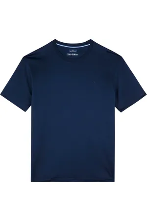 Paul & Shark Koszulki, Mężczyzna, Niebieski, 2XL, Rekin Haftowany Bawełniany T-shirt z dżerseju