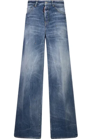 Dsquared2 Jeansy, Kobieta, Niebieski, 4XS, Niebieskie Jeansyy Traveller dla Kobiet