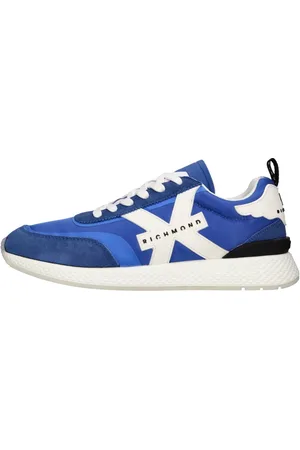 John Richmond Buty, Mężczyzna, Niebieski, 42 EU, Zamsz, Sneakers Niebieskie