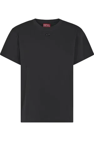 Diesel Koszulki, Kobieta, Czarny, M, Stylowe T-Marey Topy i Pola