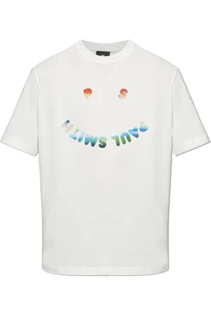 Paul Smith Koszulki, Mężczyzna, Biały, XL, Bawełna, Logo T-Shirt