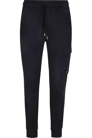 C.P. Company Spodnie, Mężczyzna, Niebieski, M, Fleece Cargo Sweatpant