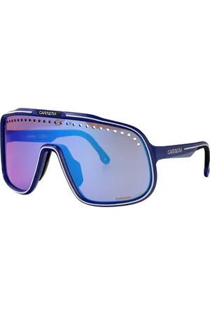 Carrera Akcesoria, Mężczyzna, Niebieski, ONE SIZE, Sportowe okulary przeciwsłoneczne Model 02/S